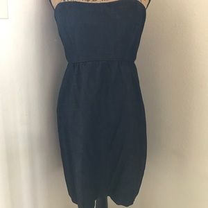 Blue Jean Strapless Gap Dress